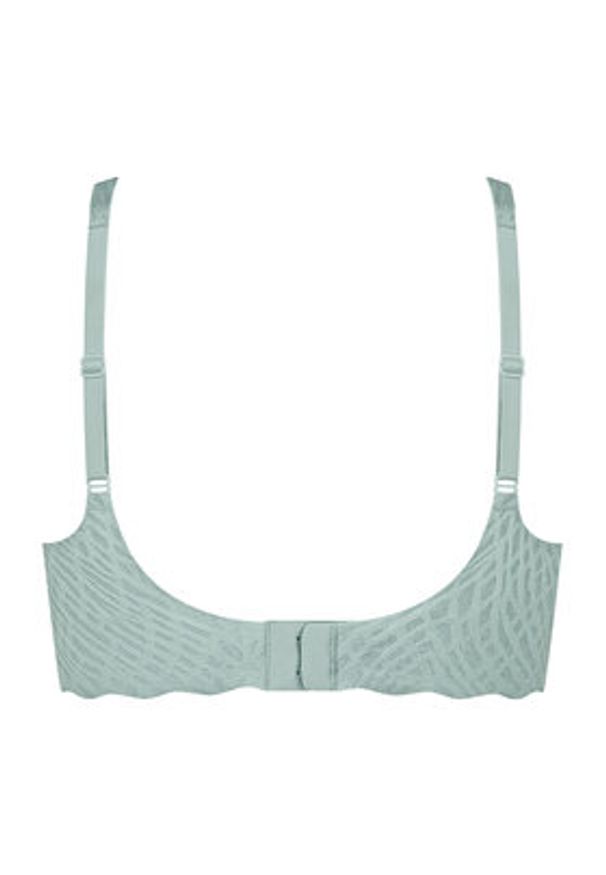 Sloggi Biustonosz bezfiszbinowy Zero Feel Bliss 10219688 Zielony. Kolor: zielony. Materiał: syntetyk