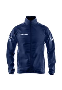 Givova Basico 3xl Sportjack - Oddychający i lekki. Kolor: niebieski. Sport: piłka nożna