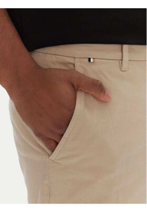 BOSS Szorty materiałowe H-Slice-Shorts1 50543951 Beżowy Slim Fit. Kolor: beżowy. Materiał: bawełna