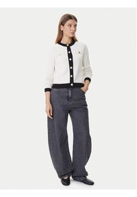 Vero Moda Kardigan Oli 10336384 Beżowy Regular Fit. Kolor: beżowy. Materiał: wiskoza #3