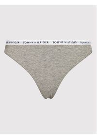 TOMMY HILFIGER - Tommy Hilfiger Komplet 3 par stringów 3p UW0UW02829 Kolorowy. Materiał: bawełna. Wzór: kolorowy #9