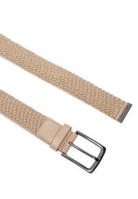 Calvin Klein Pasek Casual Pin Buckle 35Mm Fixed - LV04D7088G Beżowy. Kolor: beżowy. Materiał: syntetyk. Styl: casual #2