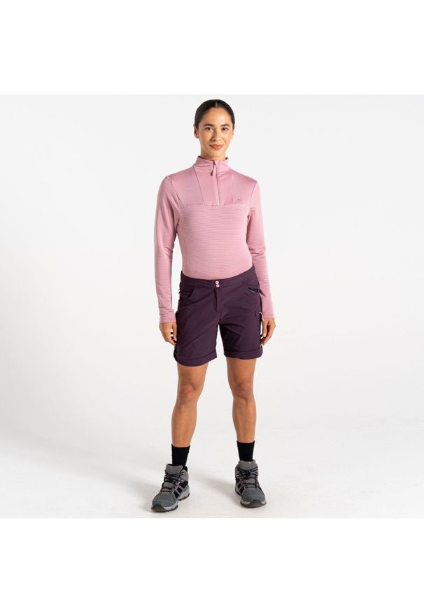 DARE 2B - Melodyjne Szorty Damskie. Kolor: fioletowy. Materiał: tkanina, elastan, nylon. Sport: turystyka piesza