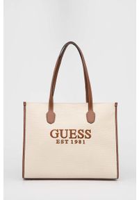 Guess torebka kolor brązowy. Kolor: brązowy. Rodzaj torebki: na ramię #1