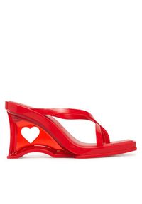 melissa - Melissa Japonki Melissa Glass Heel Ad 35801 Czerwony. Kolor: czerwony #5