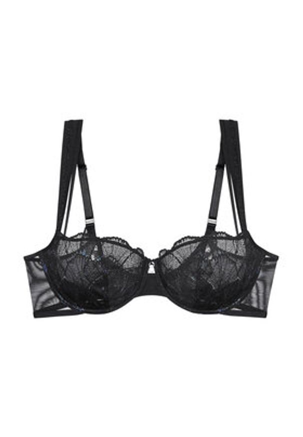 Triumph Biustonosz balkonetka Palina Moonlight Kiss 10224870 Czarny. Kolor: czarny. Materiał: syntetyk