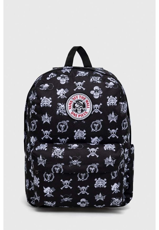 Vans plecak męski kolor czarny duży wzorzysty. Kolor: czarny