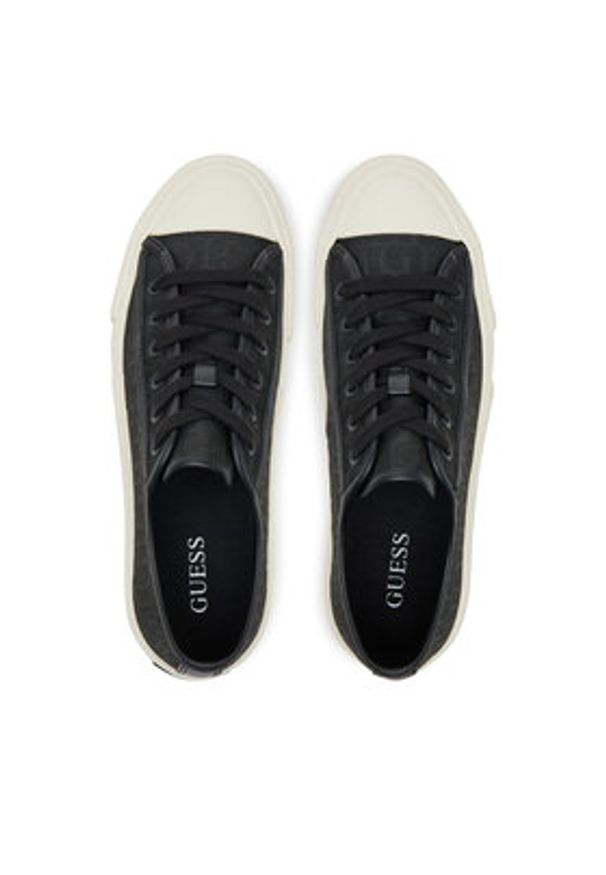 Guess Trampki FLPCAR FAL12 Czarny. Kolor: czarny. Materiał: materiał