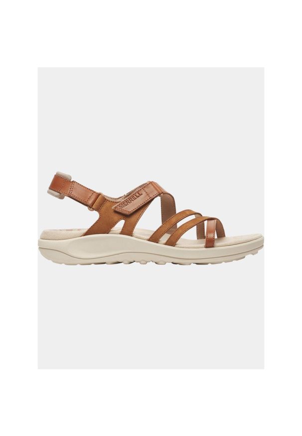 Sandały damskie Merrell Harbor Backstrap. Kolor: brązowy. Sezon: lato