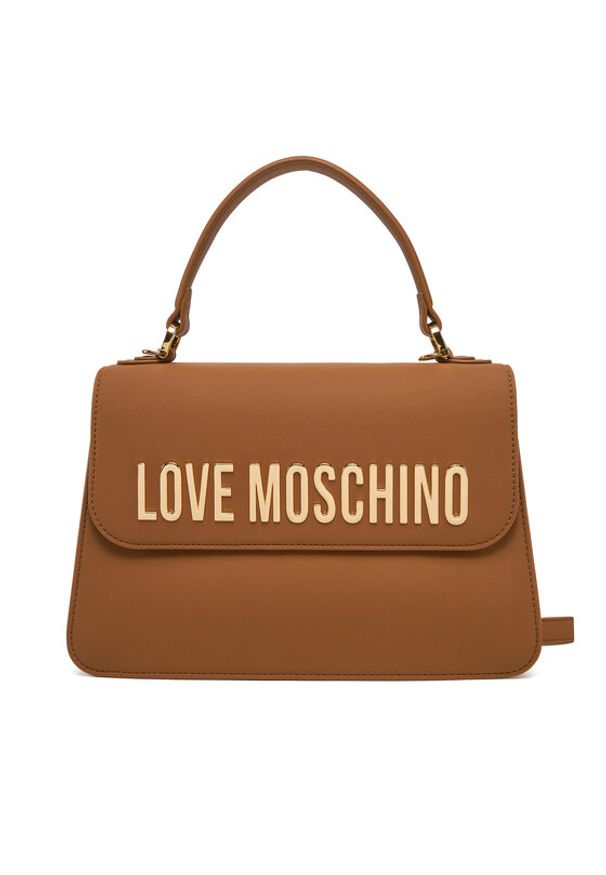 Love Moschino - LOVE MOSCHINO Torebka JC4032PP1MKD0201 Brązowy. Kolor: brązowy. Materiał: skórzane