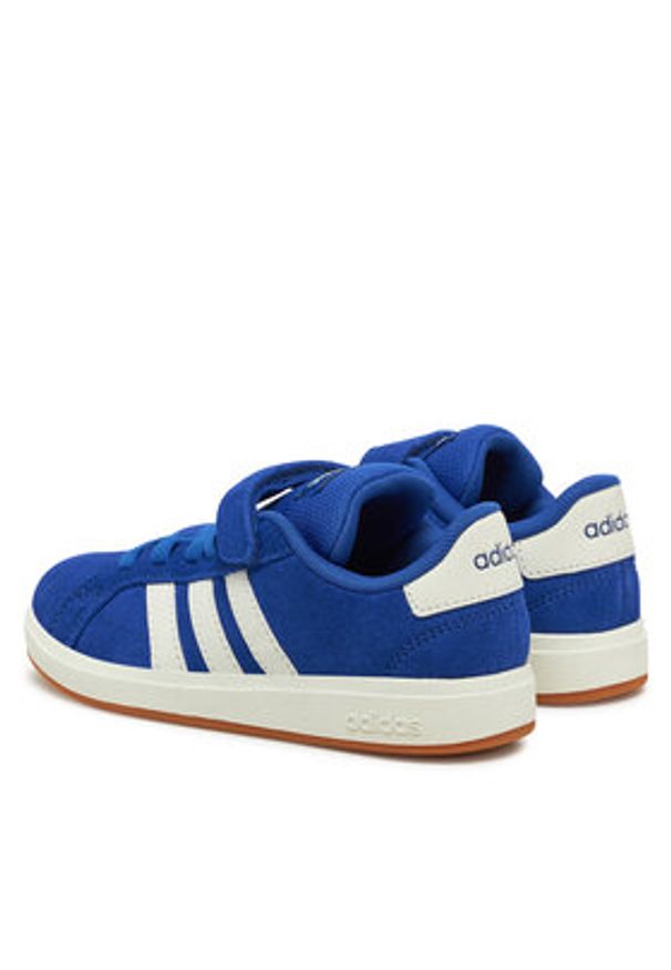 Adidas - adidas Sneakersy Grand Court 00s JH6180 Granatowy. Kolor: niebieski. Materiał: zamsz, skóra