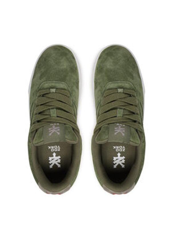 ZOO YORK - Zoo York Sneakersy 10700007 Khaki. Kolor: brązowy. Materiał: skóra, zamsz