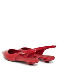 Gino Rossi - GINO ROSSI Baleriny VICI-V1895-105-2 Czerwony. Kolor: czerwony. Materiał: skóra, lakier #3