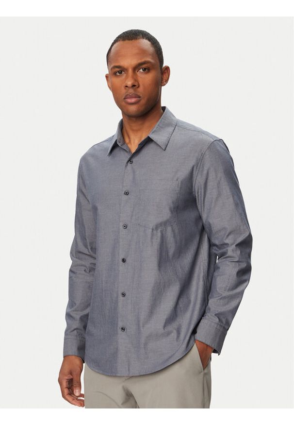 Calvin Klein Koszula LV04LG127G Niebieski Classic Fit. Kolor: niebieski. Materiał: bawełna