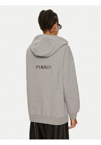 Pinko Bluza Gremito 101133 A21P Szary Regular Fit. Kolor: szary. Materiał: bawełna