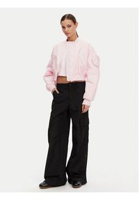 Hugo - HUGO Kurtka bomber Foraia-1_B 50542360 Różowy Regular Fit. Kolor: różowy. Materiał: syntetyk