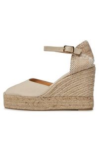 Castañer Espadryle Carol/8ED/001 20975-203 Beżowy. Kolor: beżowy. Materiał: materiał #3