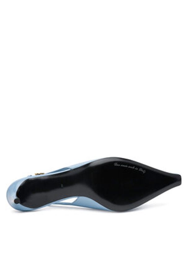 DOLCE & GABBANA - Dolce&Gabbana Czółenka CG0805 A1037 Niebieski. Kolor: niebieski. Materiał: skóra