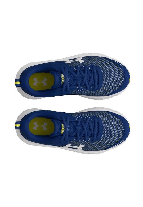 Buty do biegania damskie Under Armour. Zapięcie: sznurówki. Kolor: niebieski. Materiał: materiał. Szerokość cholewki: normalna. Sport: turystyka piesza