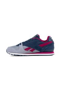 Buty do chodzenia dla dzieci Reebok GL 3000 SP. Zapięcie: sznurówki. Kolor: różowy, niebieski, wielokolorowy. Materiał: skóra, tkanina, materiał. Szerokość cholewki: normalna. Sport: turystyka piesza