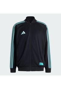 Adidas - Bluza dresowa Mercedes - AMG Petronas Formula One Team Las Vegas Men. Kolor: biały, wielokolorowy, czarny. Materiał: dresówka. Sport: fitness #1