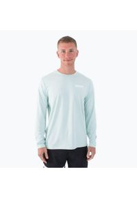Longsleeve męski Hurley Everyday Hybrid Upf. Kolor: niebieski. Długość rękawa: długi rękaw