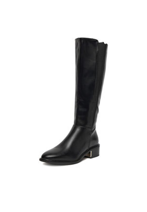 DeeZee Kozaki HX22099-5 Czarny. Kolor: czarny. Materiał: syntetyk, materiał