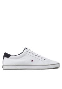 TOMMY HILFIGER - Tommy Hilfiger Tenisówki Harlow 1D FM0FM00596 Biały. Kolor: biały. Materiał: materiał #1