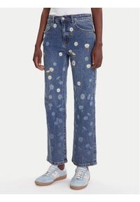 Desigual Jeansy Daisys 25WWDD16 Niebieski Straight Fit. Kolor: niebieski