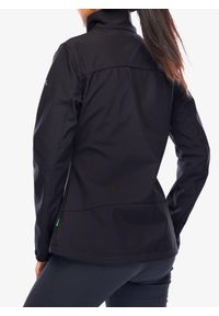 Kurtka softshell damska Vaude Cyclone Jacket VI. Kolor: czarny. Materiał: softshell