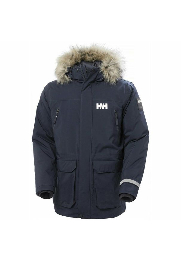 Parka Helly Hansen Reine. Kolor: niebieski. Materiał: syntetyk. Sezon: zima, jesień