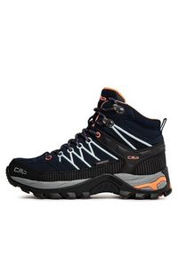 CMP Trekkingi Rigel Mid Wmn Trekking Shoes Wp 3Q12946 Granatowy. Kolor: niebieski. Materiał: skóra, nubuk #7