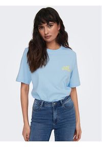 only - ONLY T-Shirt 15295382 Niebieski Regular Fit. Kolor: niebieski. Materiał: bawełna #8