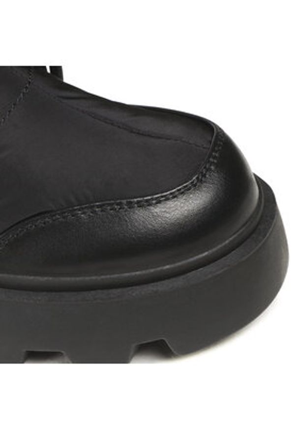 DeeZee Botki H2001-01 Czarny. Kolor: czarny. Materiał: materiał