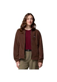 columbia - Polar turystyczny damski Benton Springs Full Zip Fleece. Kolor: brązowy. Materiał: poliester