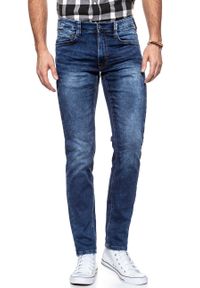 Mustang - SPODNIE MĘSKIE MUSTANG Oregon Tapered K DENIM BLUE 1006064 5000 683. Stan: obniżony