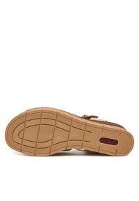 Rieker Sandały 63795-60 Beżowy. Kolor: beżowy. Materiał: materiał, syntetyk #5