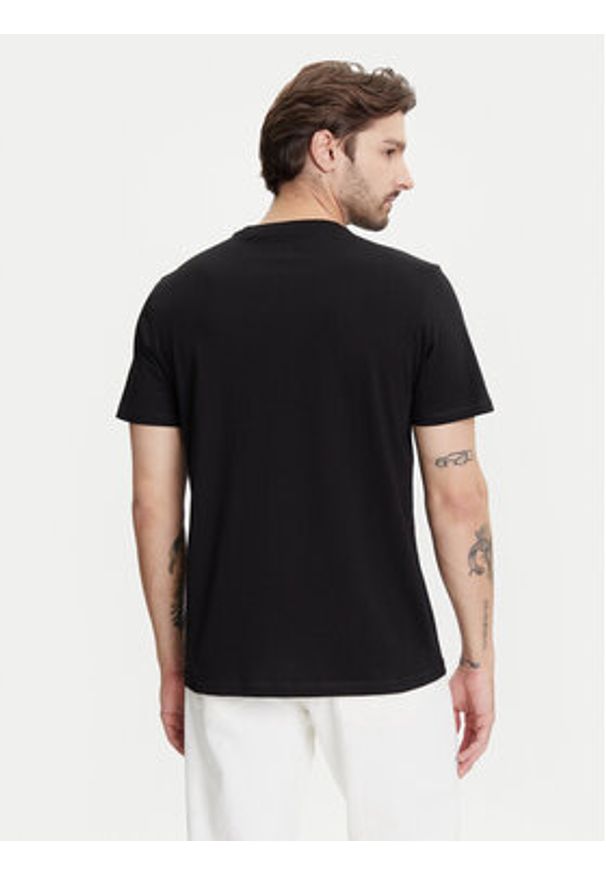 Guess T-Shirt M5YI15 I3Z14 Czarny Regular Fit. Kolor: czarny. Materiał: bawełna