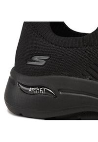 skechers - Skechers Sneakersy Go Walk Arch Fit Iconic 124409/BBK Czarny. Kolor: czarny. Materiał: materiał #4