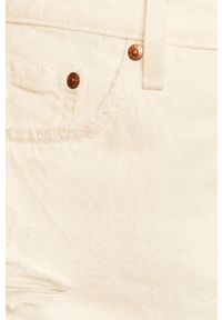 Levi's® - Levi's - Spódnica jeansowa. Okazja: na spotkanie biznesowe, na co dzień. Kolor: biały. Materiał: jeans. Styl: biznesowy, casual #2