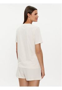 BOSS - Boss T-Shirt 50510322 Écru Regular Fit. Materiał: bawełna