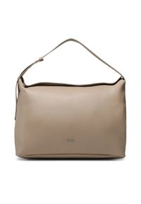 Calvin Klein Torebka Elevated Soft Shoulder Bag Lg K60K610752 Brązowy. Kolor: brązowy. Materiał: skórzane #1