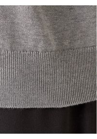 Calvin Klein Sweter LV040BM356 Szary Regular Fit. Kolor: szary. Materiał: bawełna #2