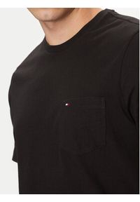 TOMMY HILFIGER - Tommy Hilfiger T-Shirt Essential Solid Pocket Tee MW0MW37283 Czarny Regular Fit. Kolor: czarny. Materiał: bawełna #3