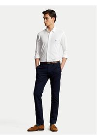 Polo Ralph Lauren Koszula 710654408003 Biały Regular Fit. Typ kołnierza: polo. Kolor: biały. Materiał: bawełna