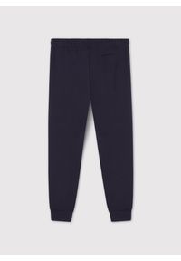 Pako Lorente - PAKO LORENTE – Granatowe spodnie dresowe. Okazja: na co dzień. Kolor: szary, niebieski. Materiał: dresówka. Wzór: gładki. Styl: casual #8