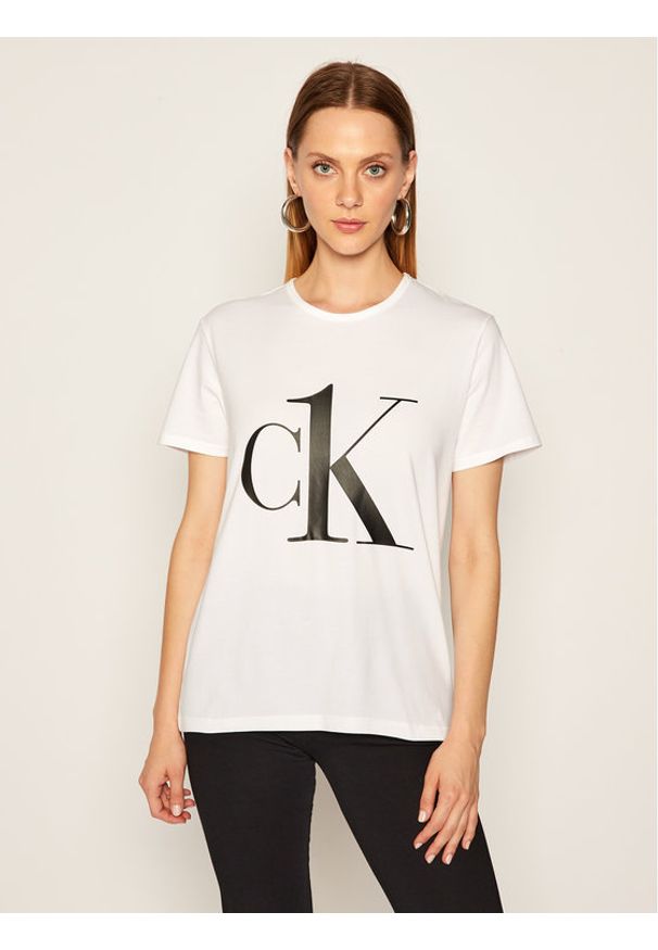 Calvin Klein Underwear T-Shirt 000QS6436E Biały Regular Fit. Kolor: biały