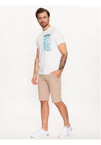 s.Oliver Szorty materiałowe 2132920 Brązowy Slim Fit. Kolor: brązowy. Materiał: bawełna