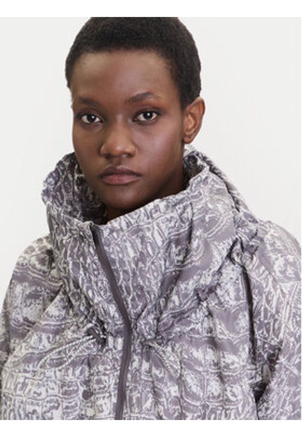 Adidas by Stella McCartney - adidas by Stella McCartney Kurtka przejściowa Item Track Top Printed JX9360 Beżowy Loose Fit. Kolor: beżowy. Materiał: syntetyk