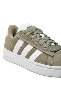 Adidas - adidas Sneakersy Grand Court Alpha IH3849 Zielony. Kolor: zielony. Materiał: skóra, zamsz #4